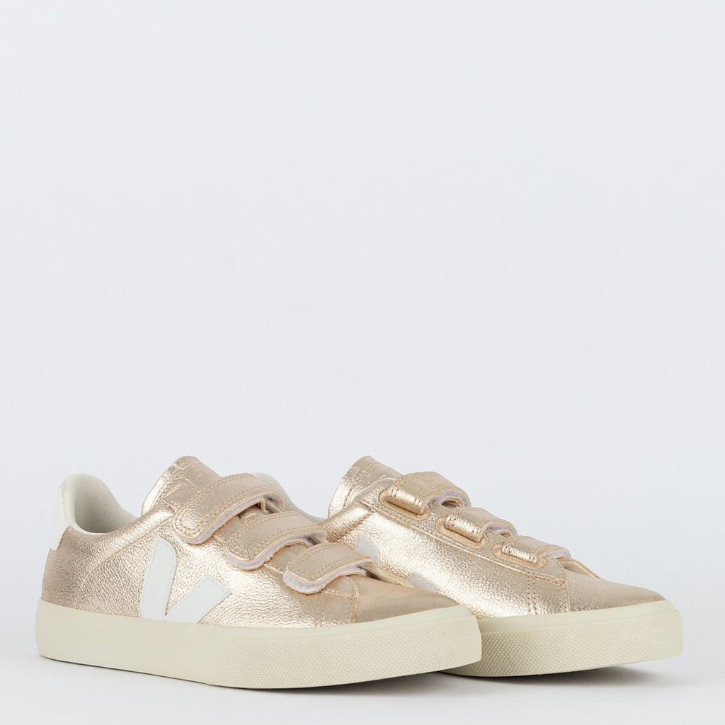 Shoes Logo Chromefree Leather Platine White