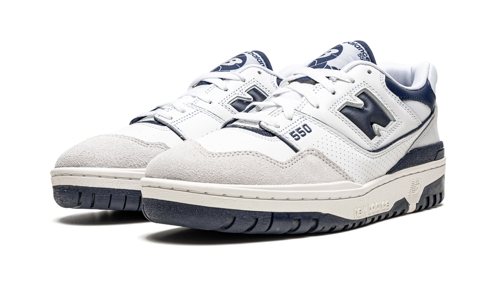 550 White Navy Blue