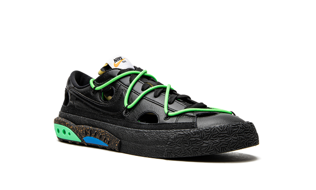 Blazer Low Off-White Black Electro Green