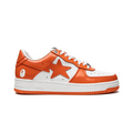 Sta Patent Leather Orange White