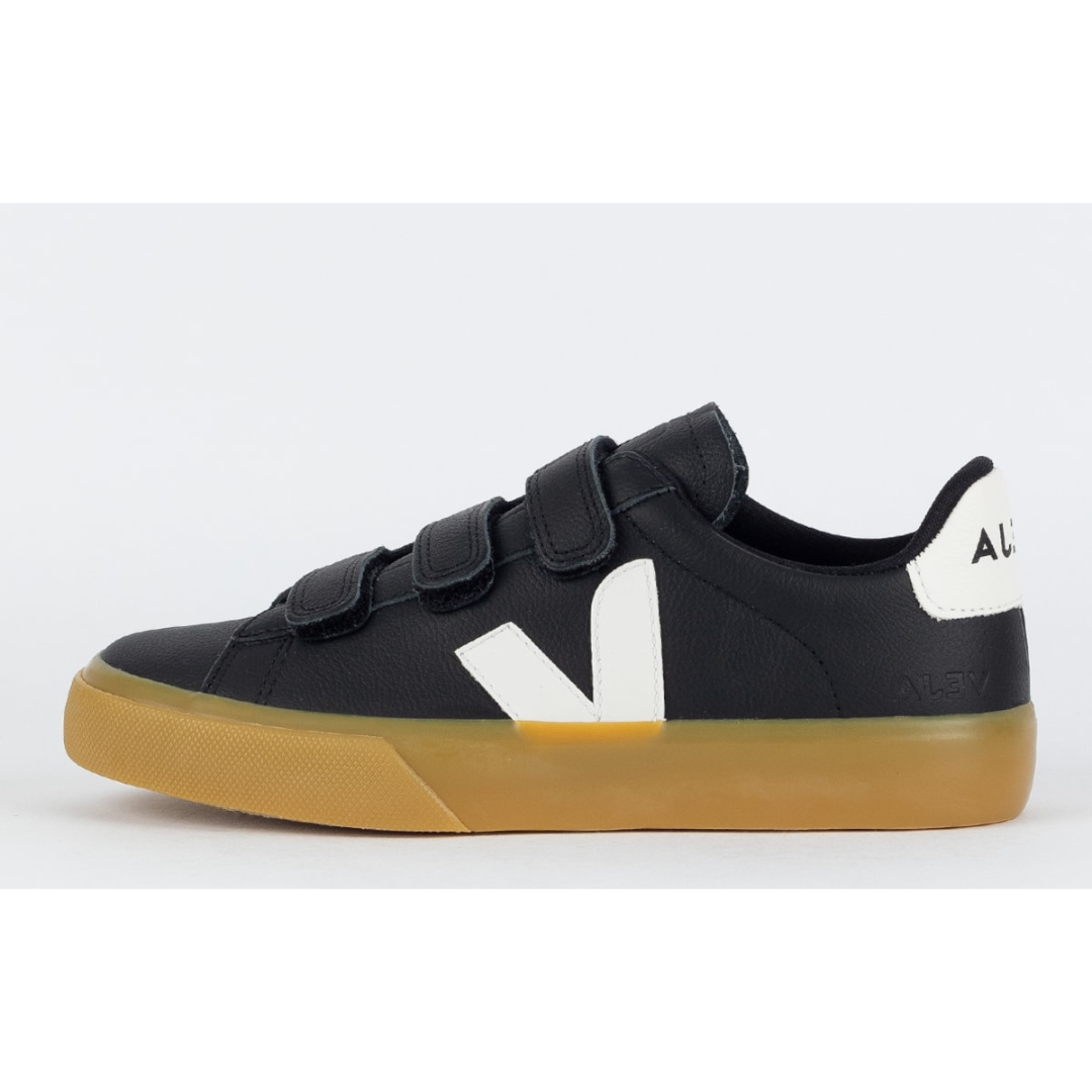 Shoes Logo Chromefree Leather Black White