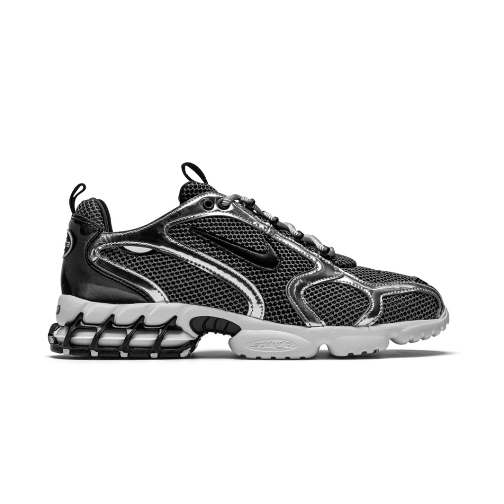 x STUSSY - Air Zoom Spiridon Cage 2 "Pure Platinum"