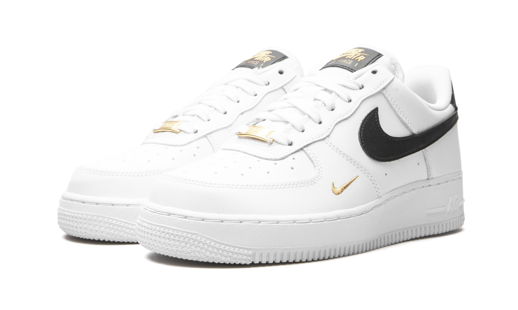 Air Force 1 Essential White Black Gold