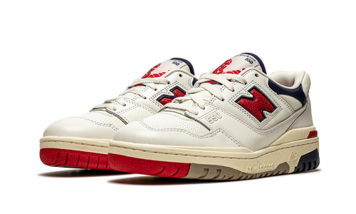 550 Aimé Leon Dore White Navy Red