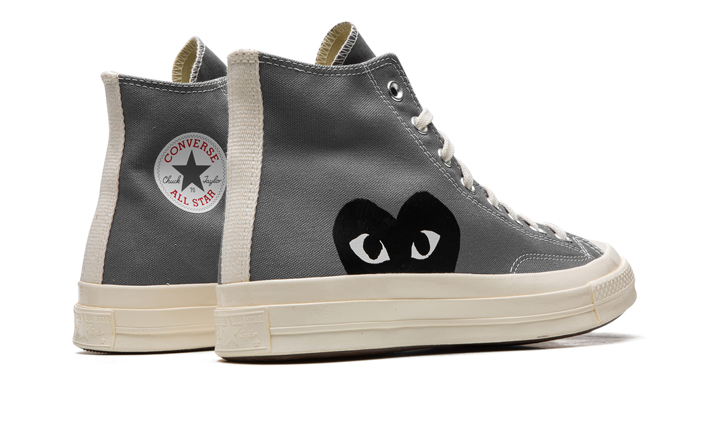 Chuck 70 Hi "CDG Play - Steel Gray"