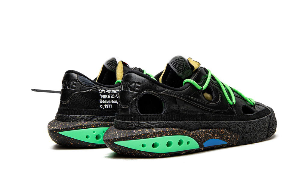 Blazer Low Off-White Black Electro Green